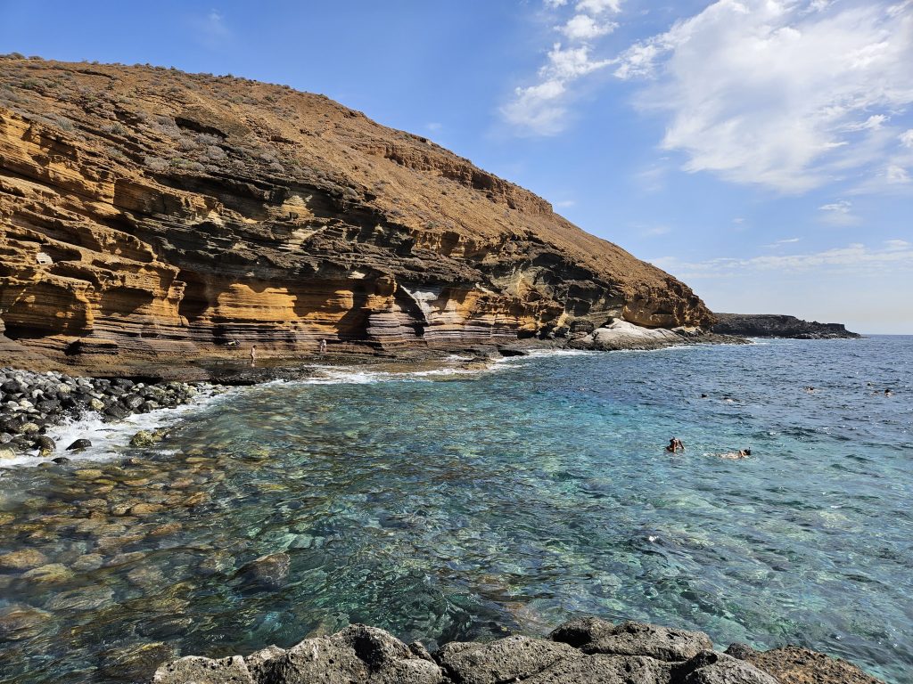 Playa Montaña Amarilla Sud Tenerife
