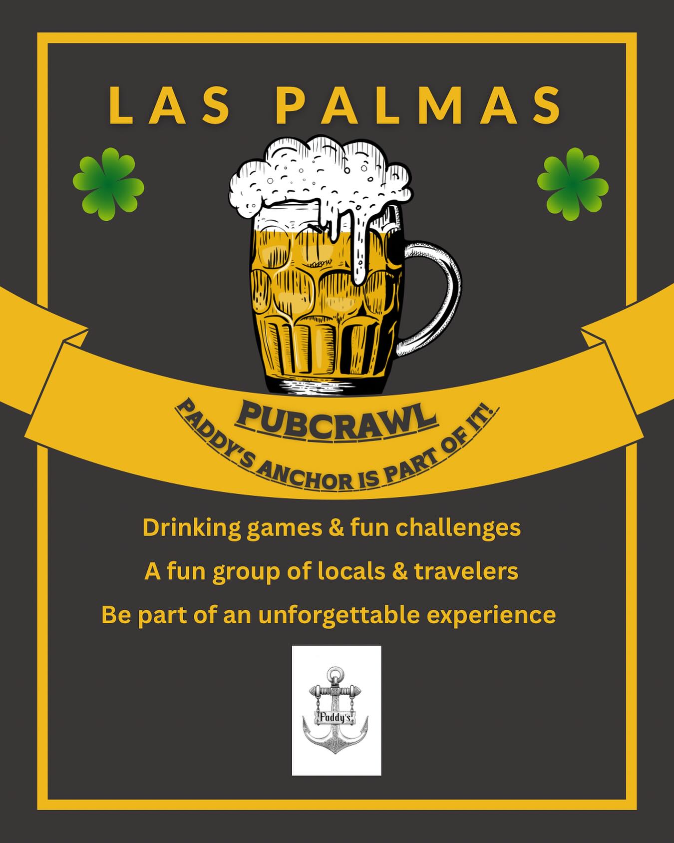 🍻 Las Palmas Pub Crawl THIS WEEKEND! Eventos Gran Canaria | Vida Nocturna 🔥