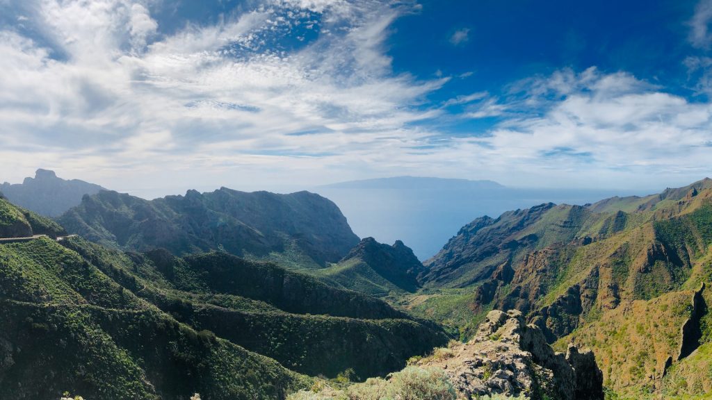 Masca avec vue sur l'île de La Gomera - Tenerife