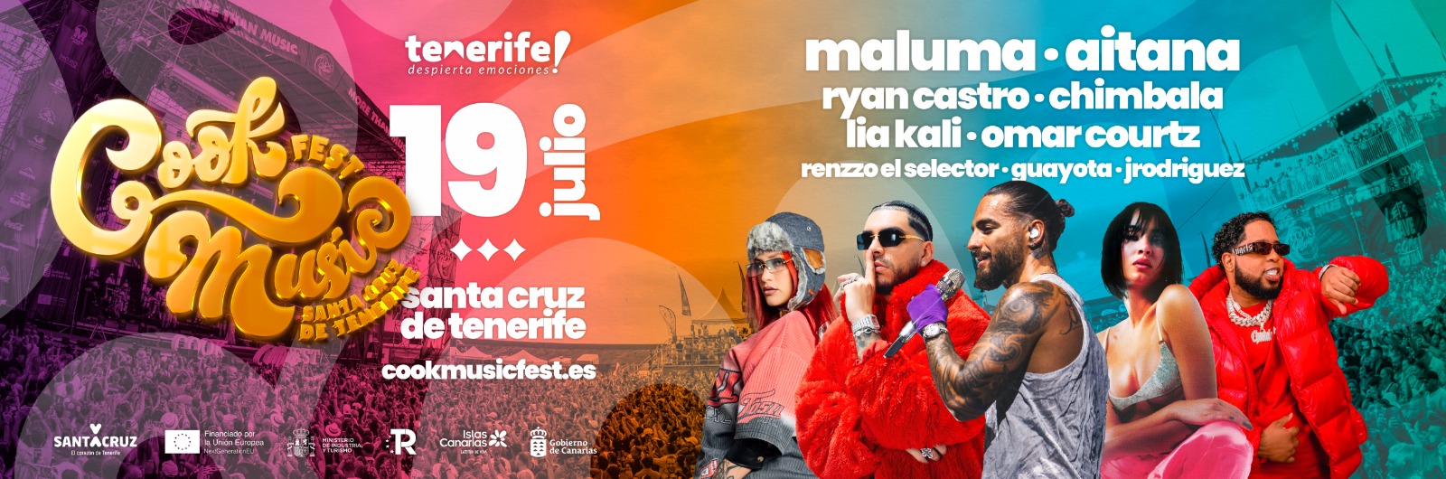 Los grandes cantantes de la música latina se reúnen en Julio en el Cook Music Fest 2024