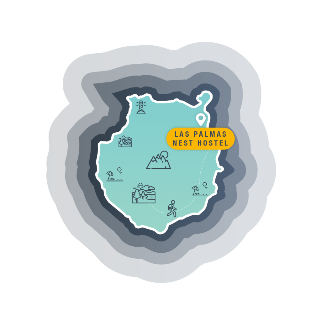 Gran Canaria Nest Pass - Eine Buchung für alle Hostels