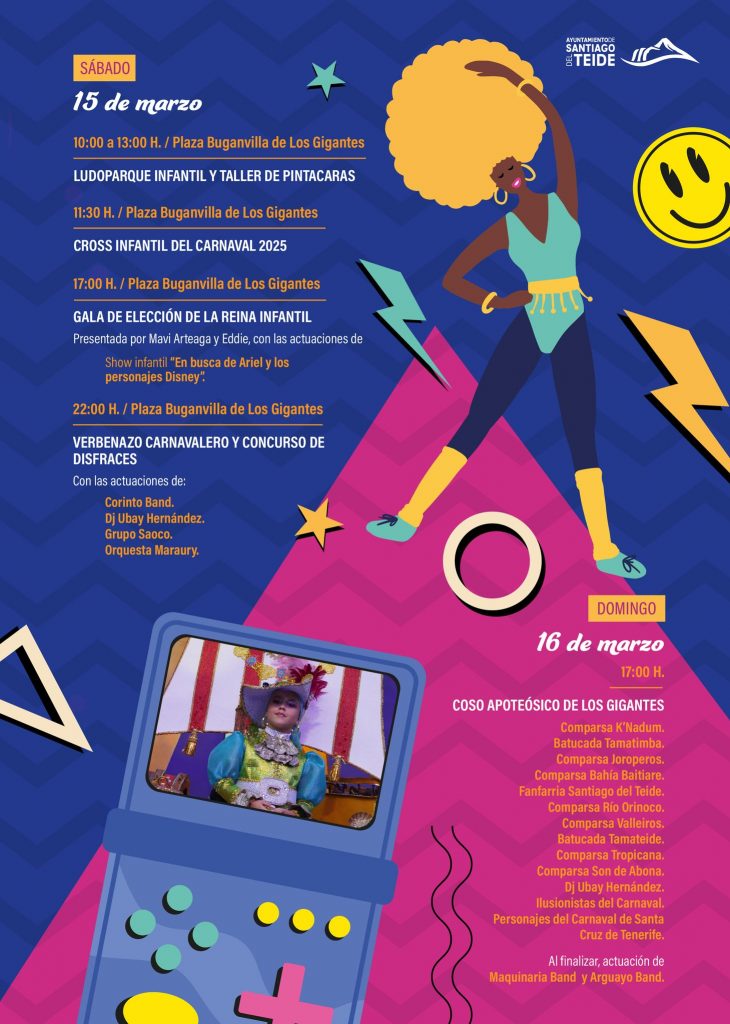 Programme du Carnaval de Los Gigantes