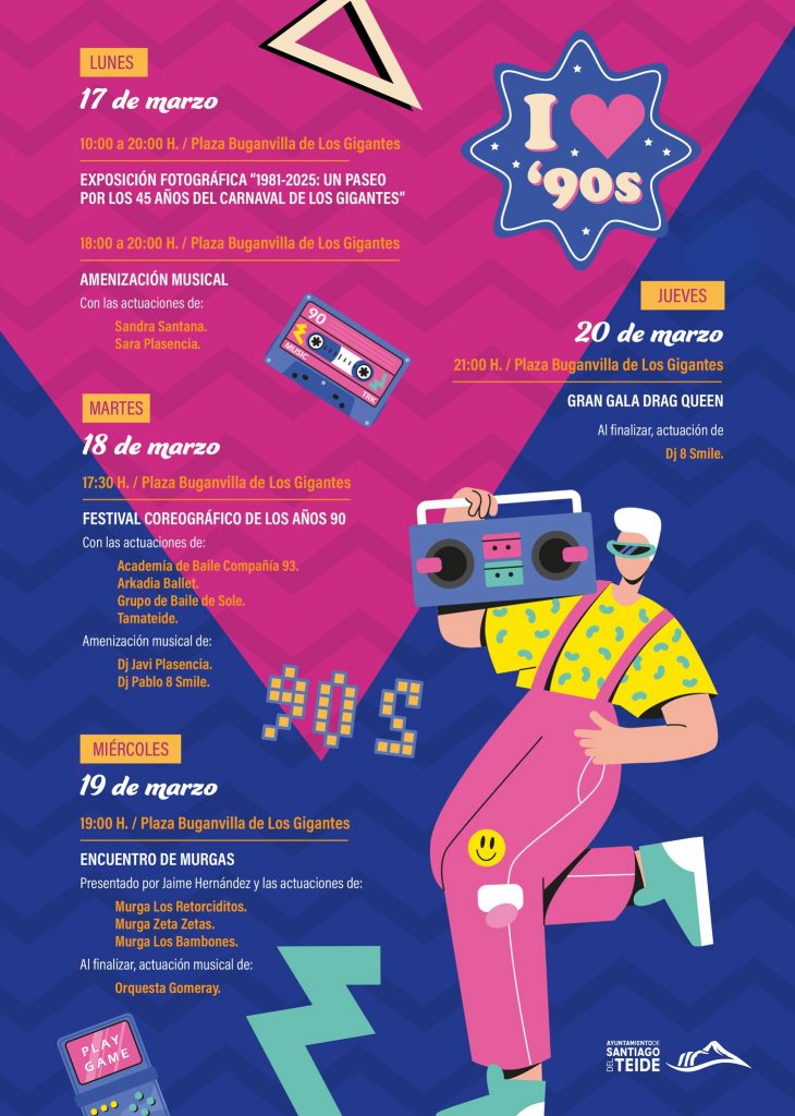 Programme du Carnaval de Los Gigantes